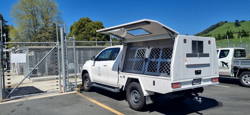 ORCA dog-control canopy