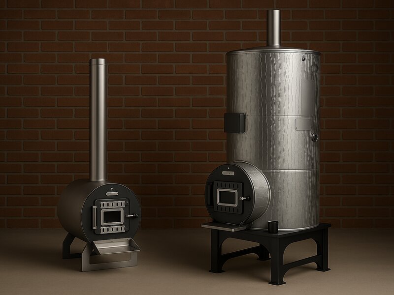 Multi-fueled thermic water boilers manufactured by ORCA Engineering and Marine